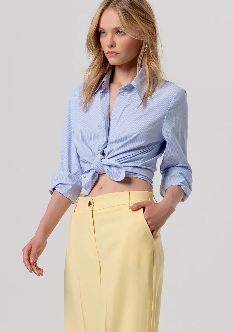 Pantalone flare a palazzo miniatura 2