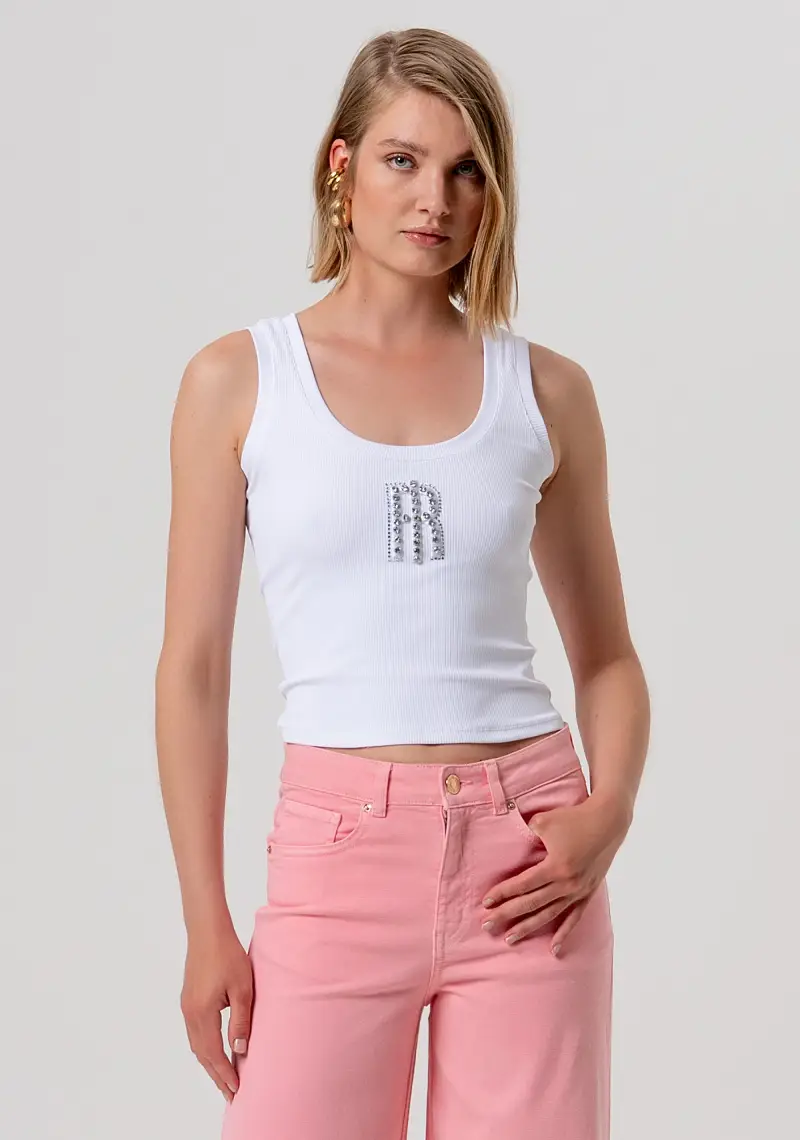 Pantalone flare in tessuto bull stretch miniatura 2