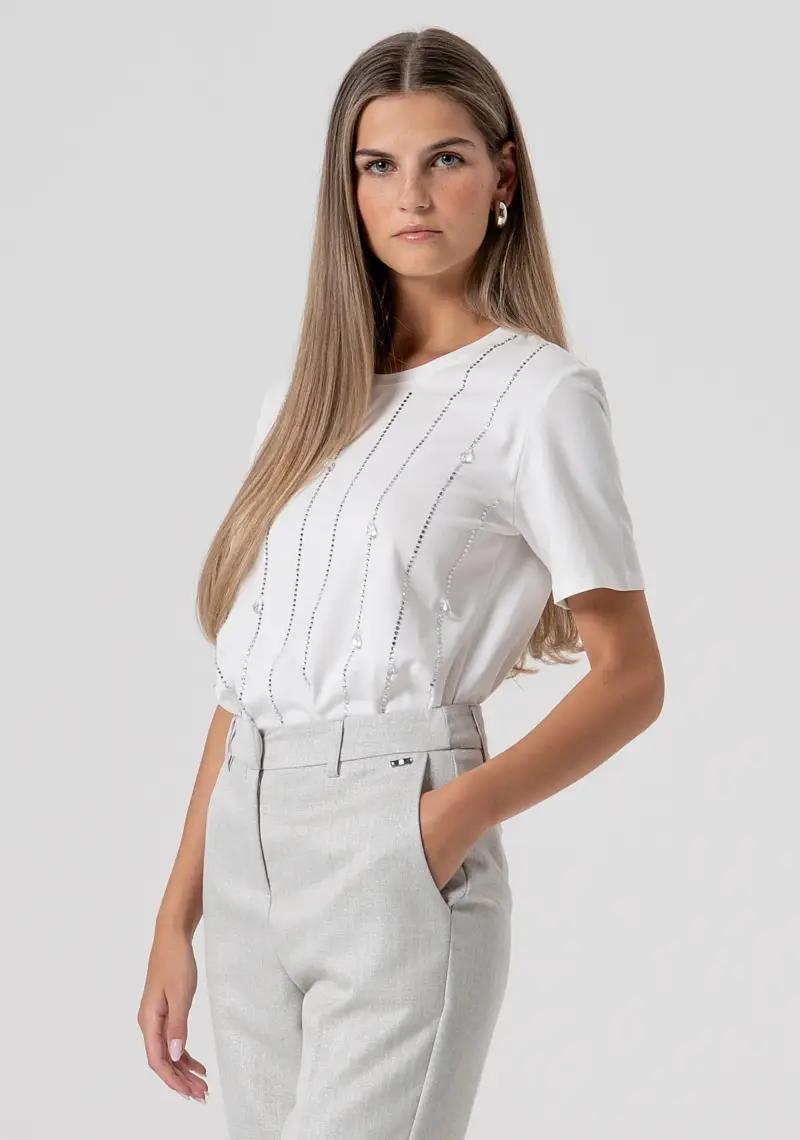 Pantalone regular modello chino miniatura 2