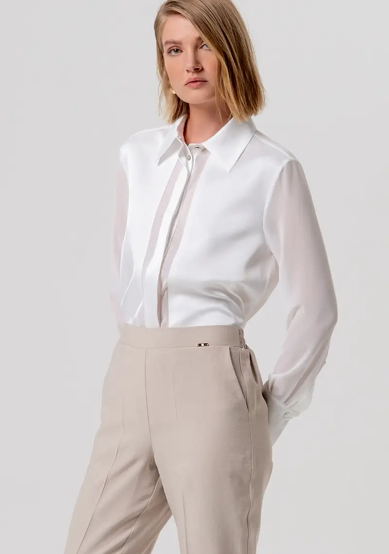 Pantalone regular modello chino miniatura 2