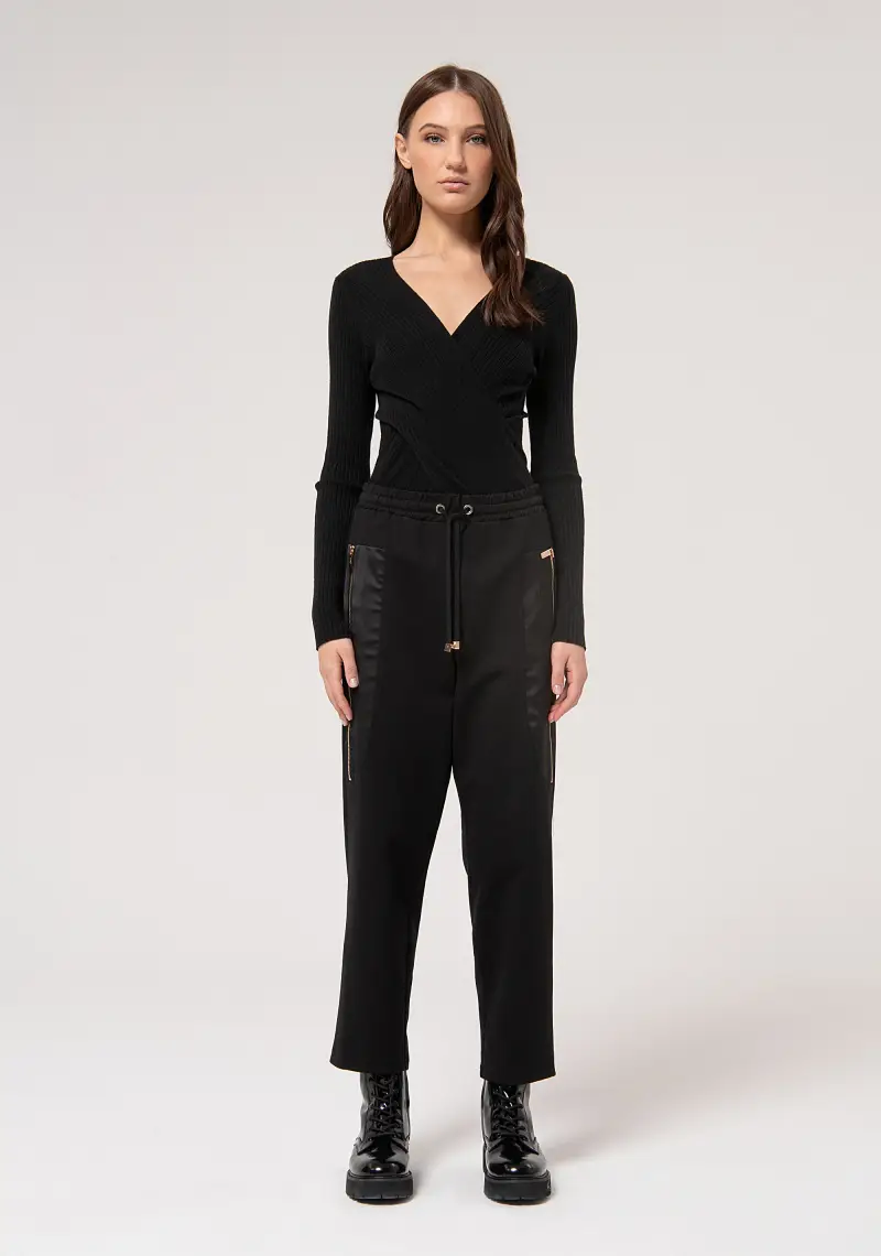 Pantalone regular modello jogger