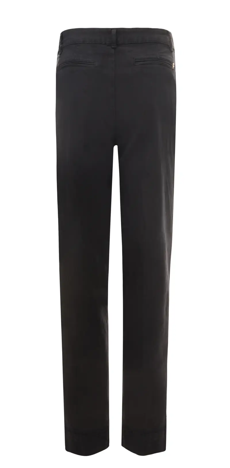 Pantaloni Chino Cropped a Vita Media con Risvolto miniatura 2