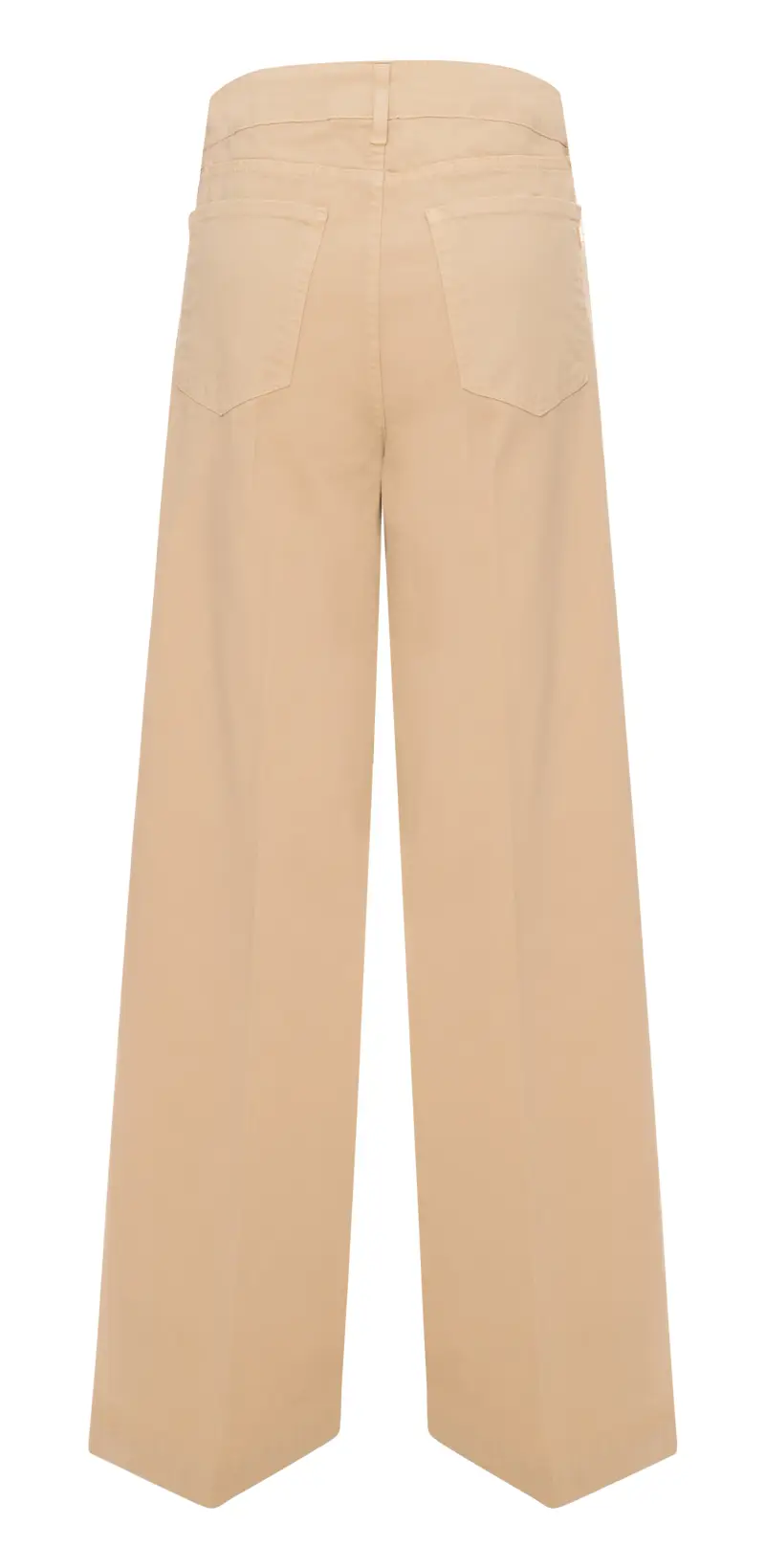 Pantaloni Cropped a Vita Alta e Gamba Ampia (Palazzo) miniatura 2