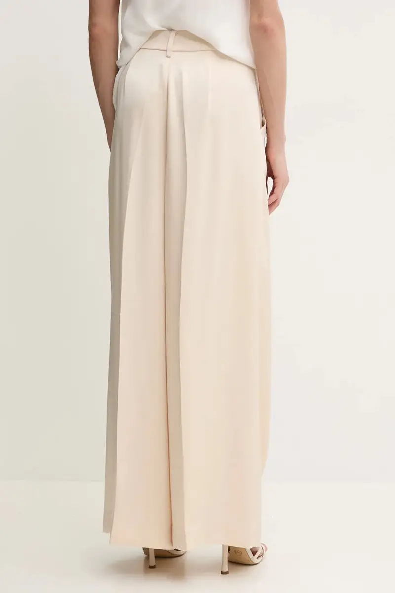 pantaloni donna colore beige FR25SV3002W41101 miniatura 3