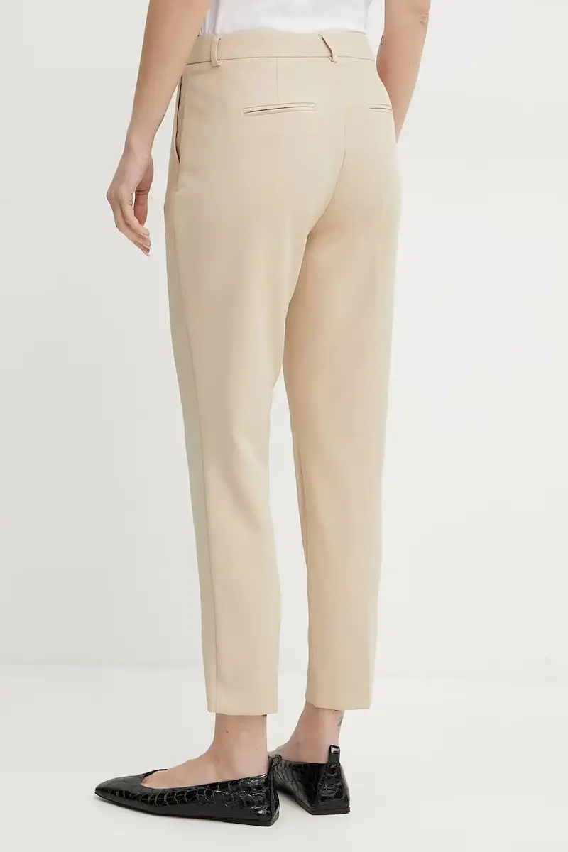 pantaloni donna colore beige FR25SV4002W42901 miniatura 3