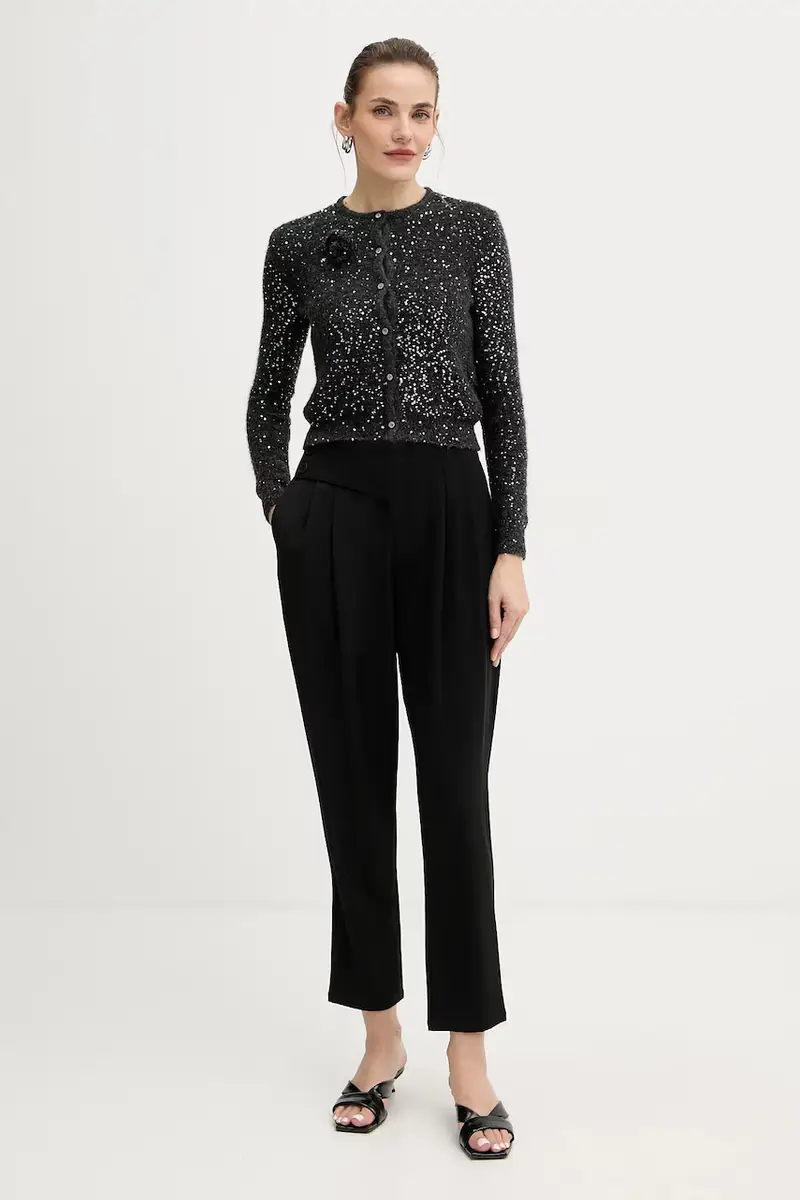 pantaloni donna colore nero FJ25WV4004W42901 miniatura 2