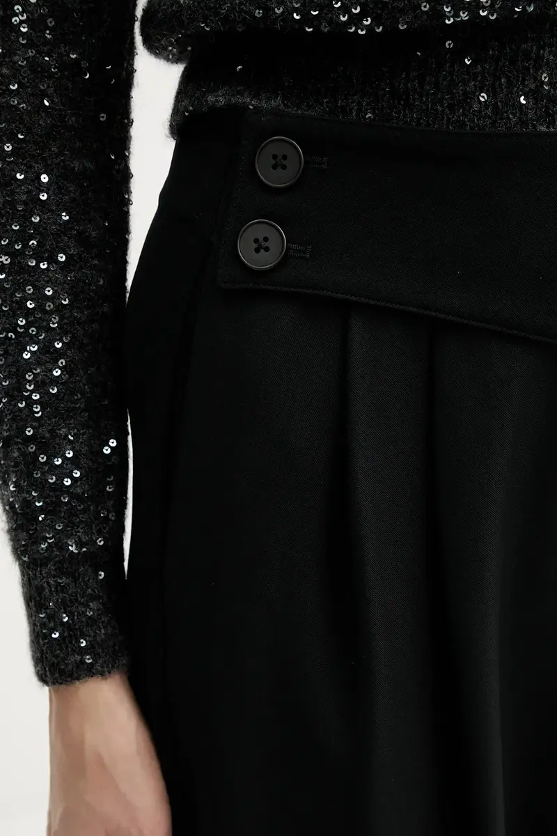 pantaloni donna colore nero FJ25WV4004W42901 miniatura 4