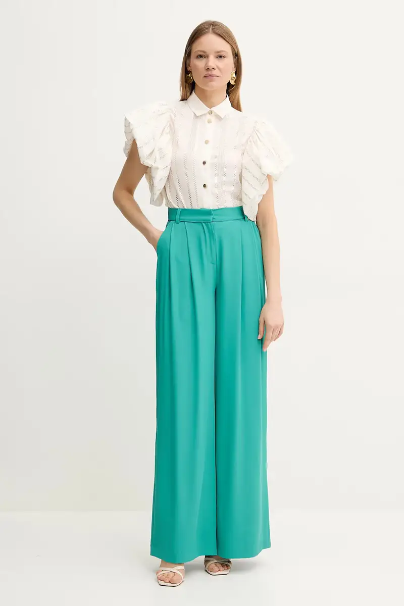pantaloni donna colore turchese FS25SV3012W47601 miniatura 2