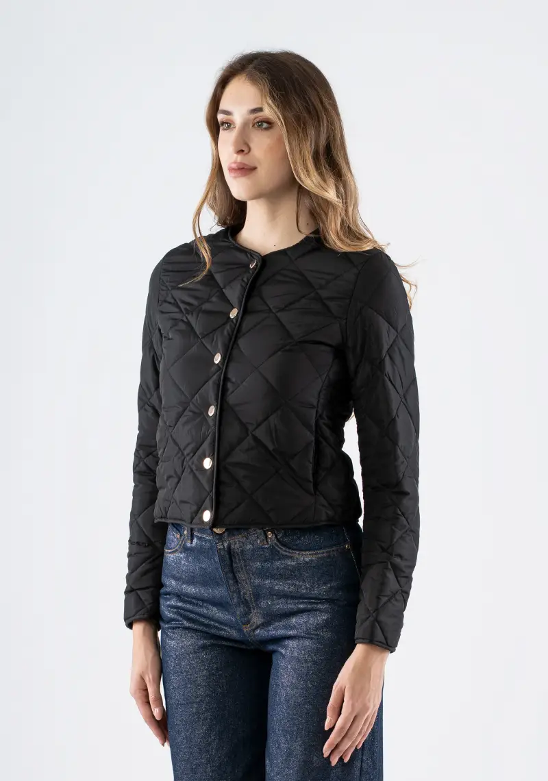 Piumino Corto Trapuntato con Bottoni miniatura 2