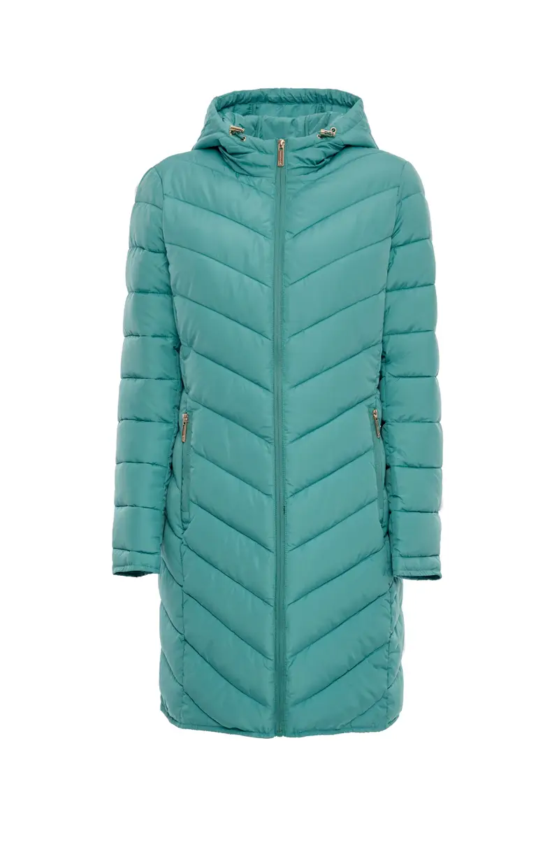 Piumino Lungo con Cappuccio