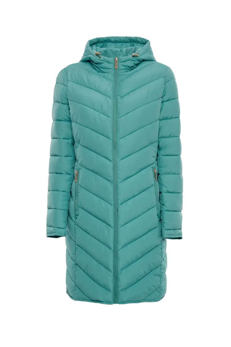 Piumino Lungo con Cappuccio