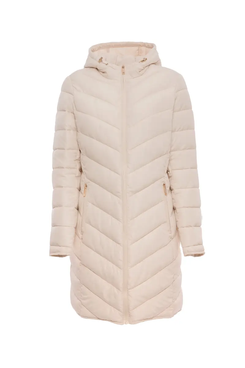 Piumino Lungo con Cappuccio