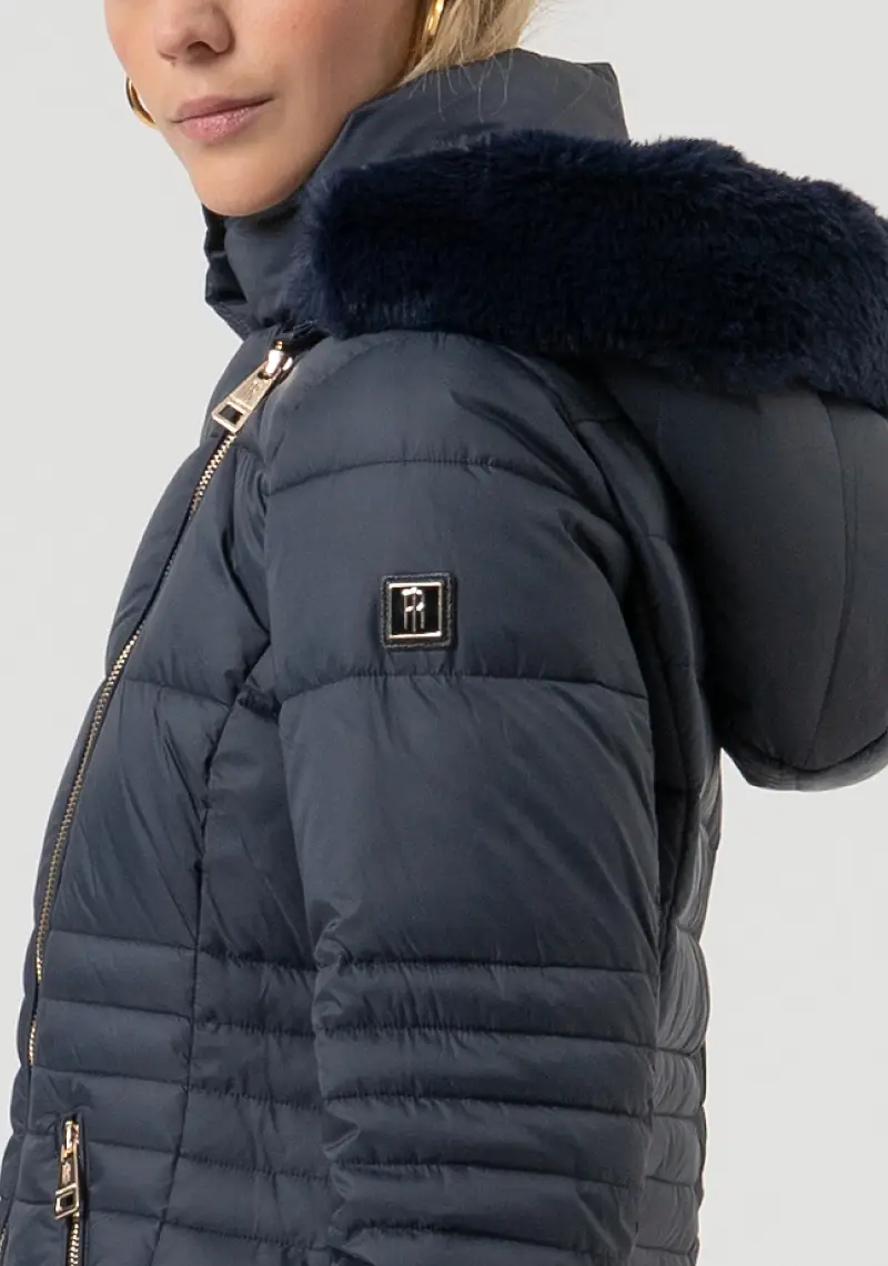 Piumino slim con cappuccio miniatura 2