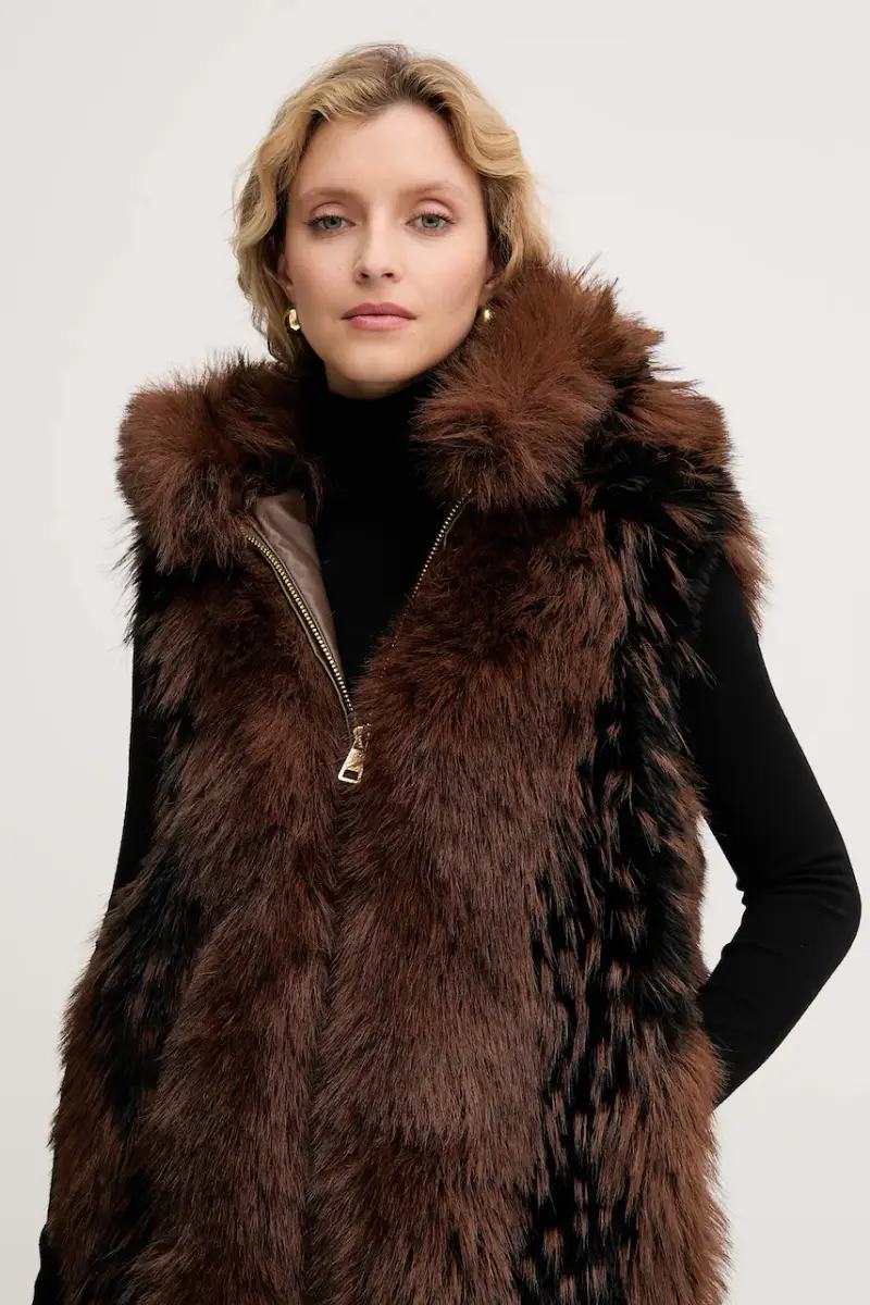 smanicato colore marrone FR25WC4006O44501 miniatura 4