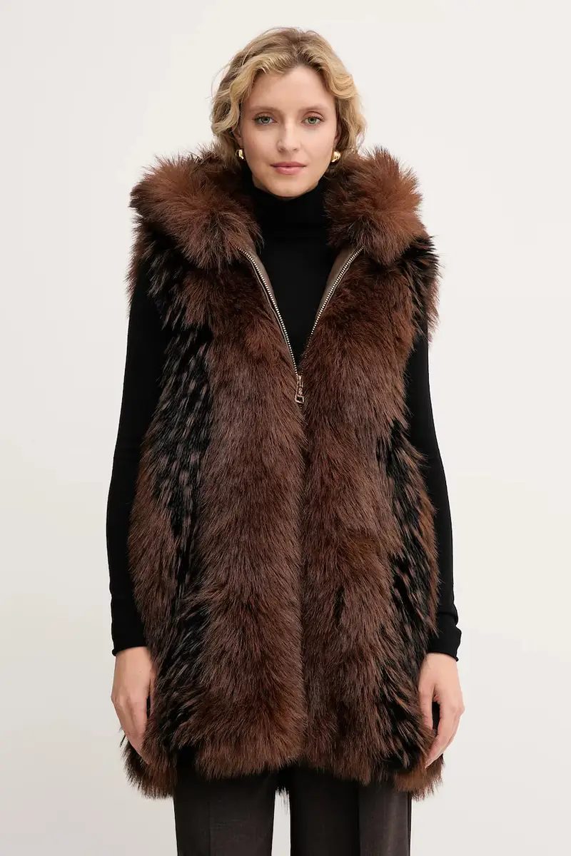 smanicato colore marrone FR25WC4006O44501