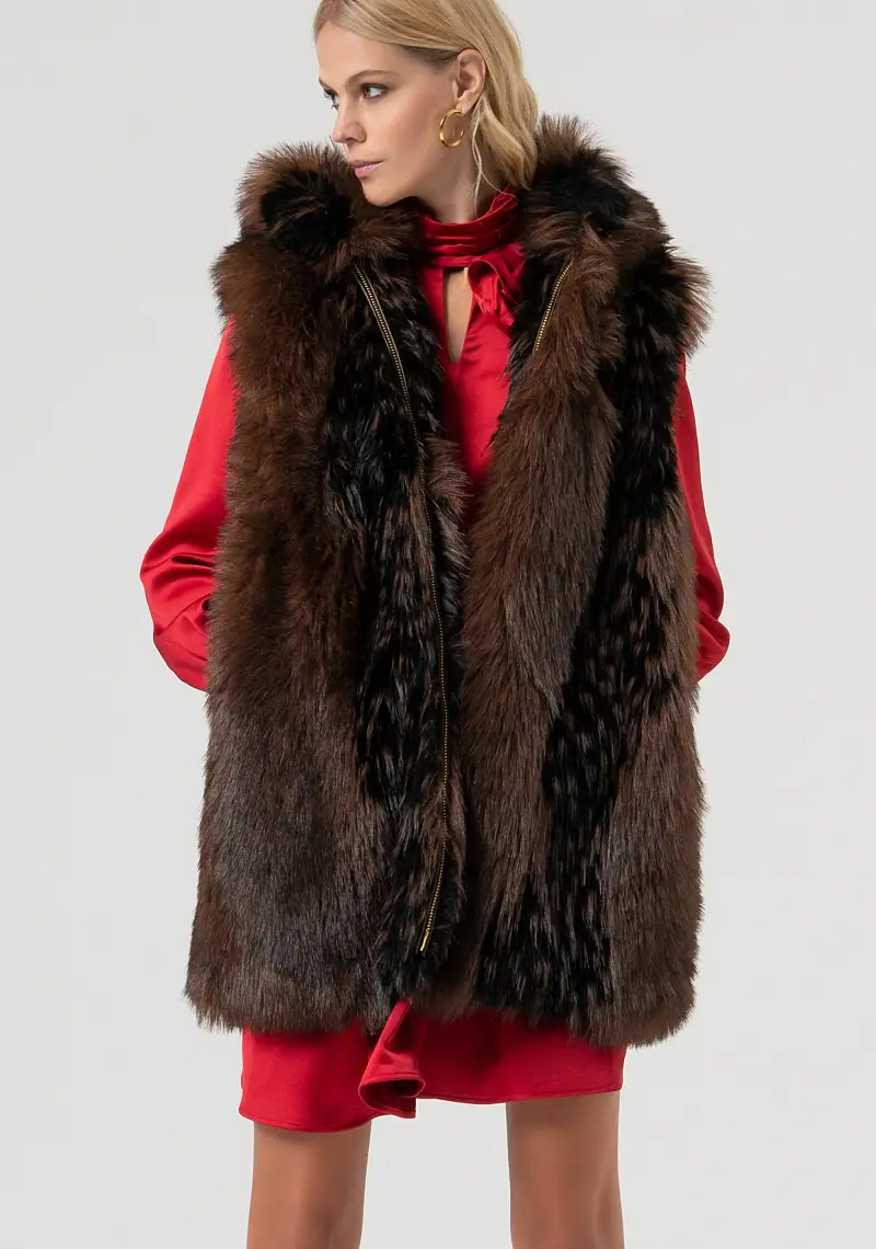 Smanicato regular lungo con cappuccio