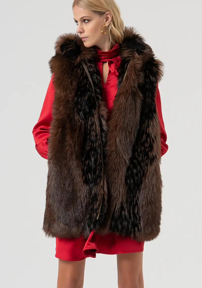 Smanicato regular lungo con cappuccio