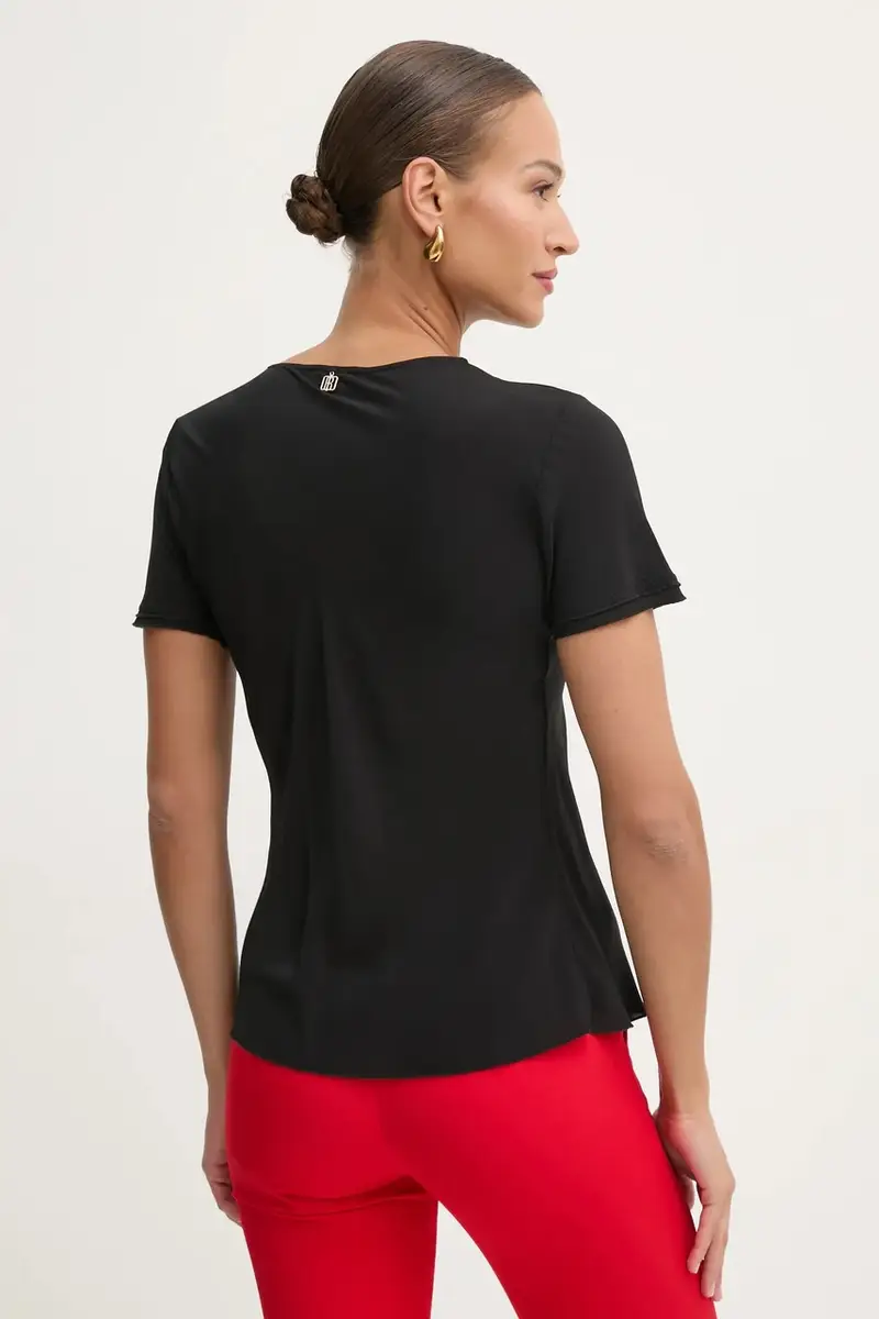 Fracomina T-shirt Donna Nero 3336039 miniatura 3