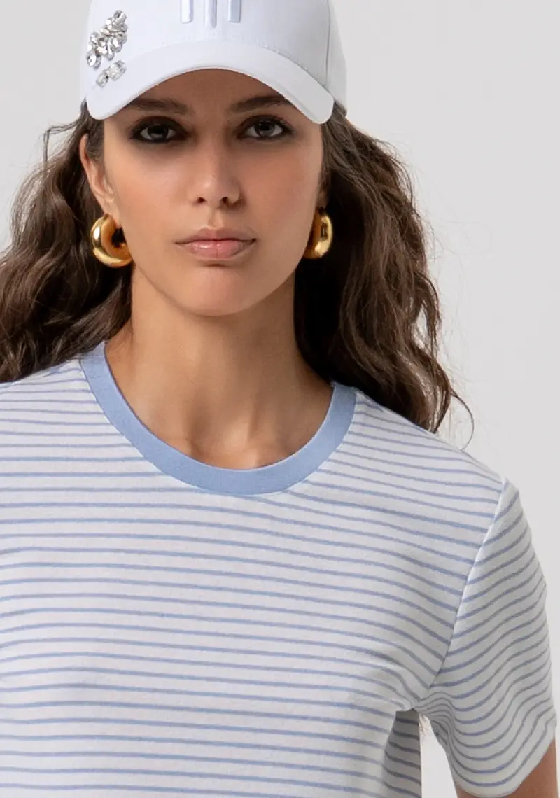 Fracomina T-shirt Blu 4082294 miniatura 2