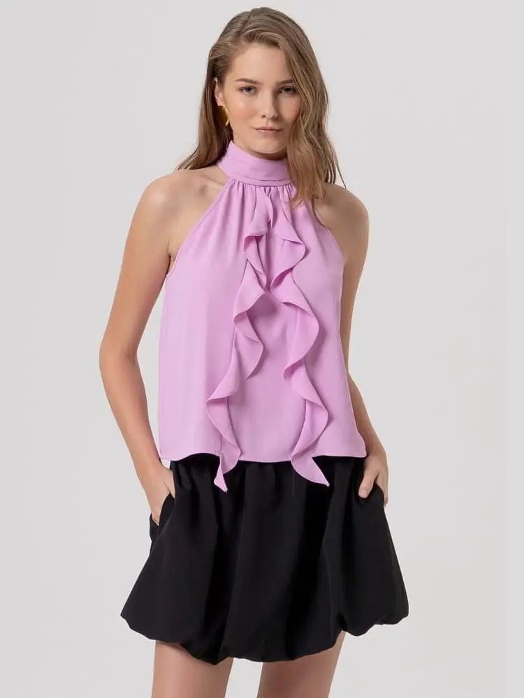 top con gale sul centro davanti rosa