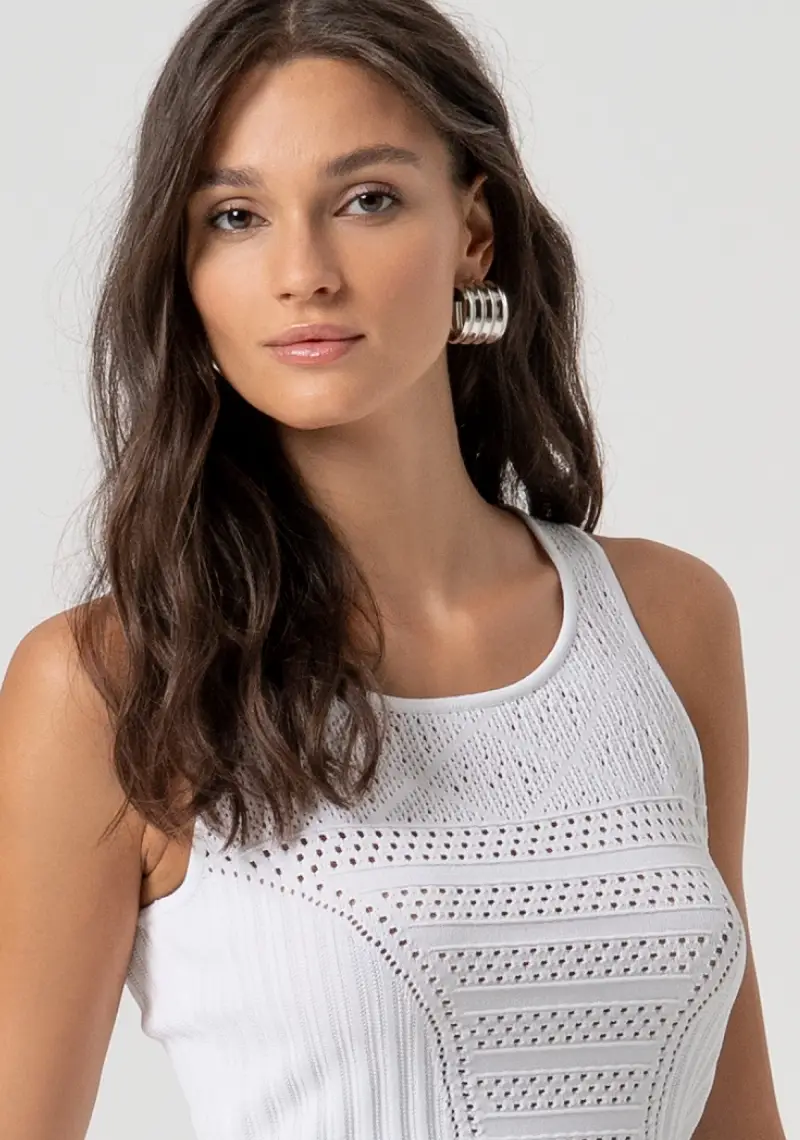 Fracomina Top Bianco 4082370 miniatura 2