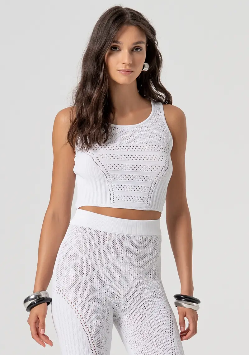 Fracomina Top Bianco 4082370