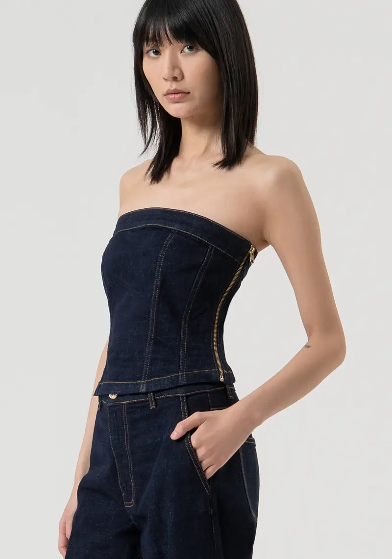 Fracomina Top Denim 3271968 miniatura 2