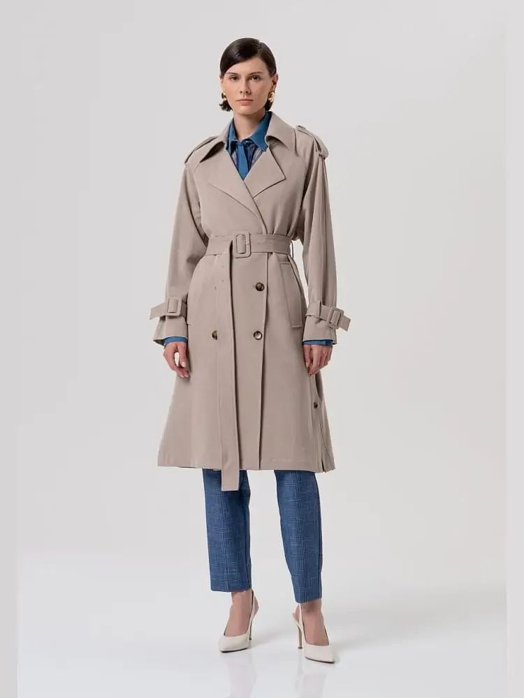 Fracomina Trench Beige 4369601