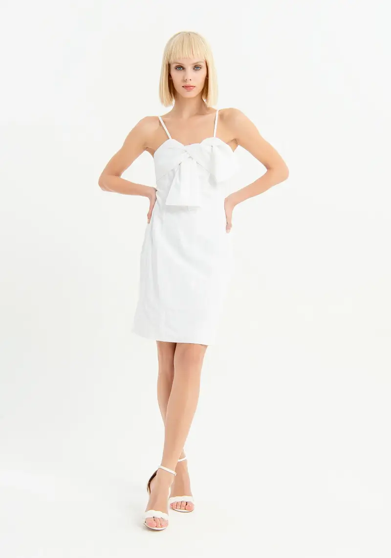 Fracomina Tubino mini con nodo a fiocco