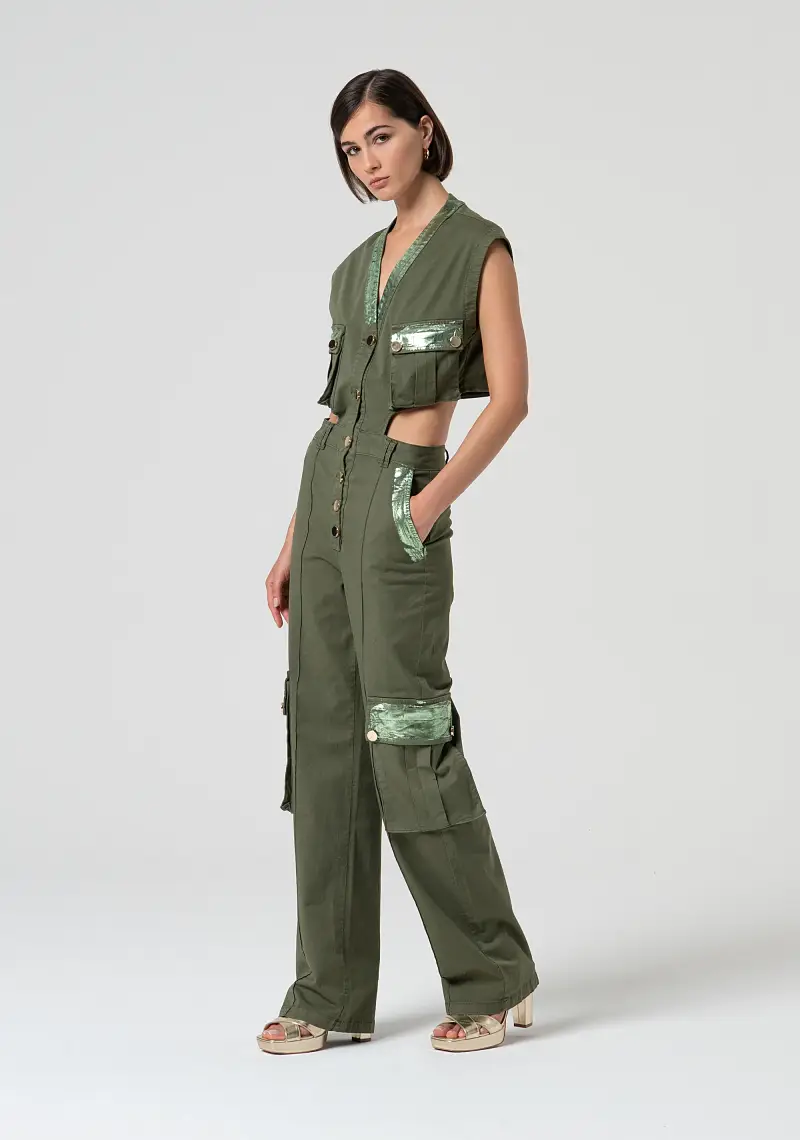 Tuta regular in cotone miniatura 2