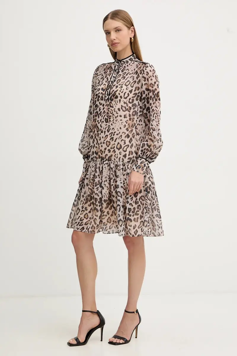 vestito colore beige FJ25WD1004W41201 miniatura 2