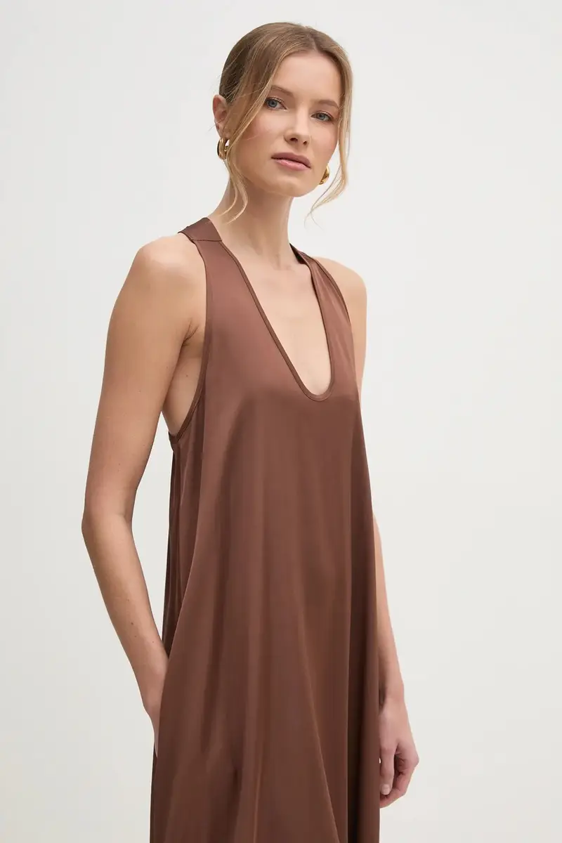 vestito colore marrone FS25SD3005W64101 miniatura 4