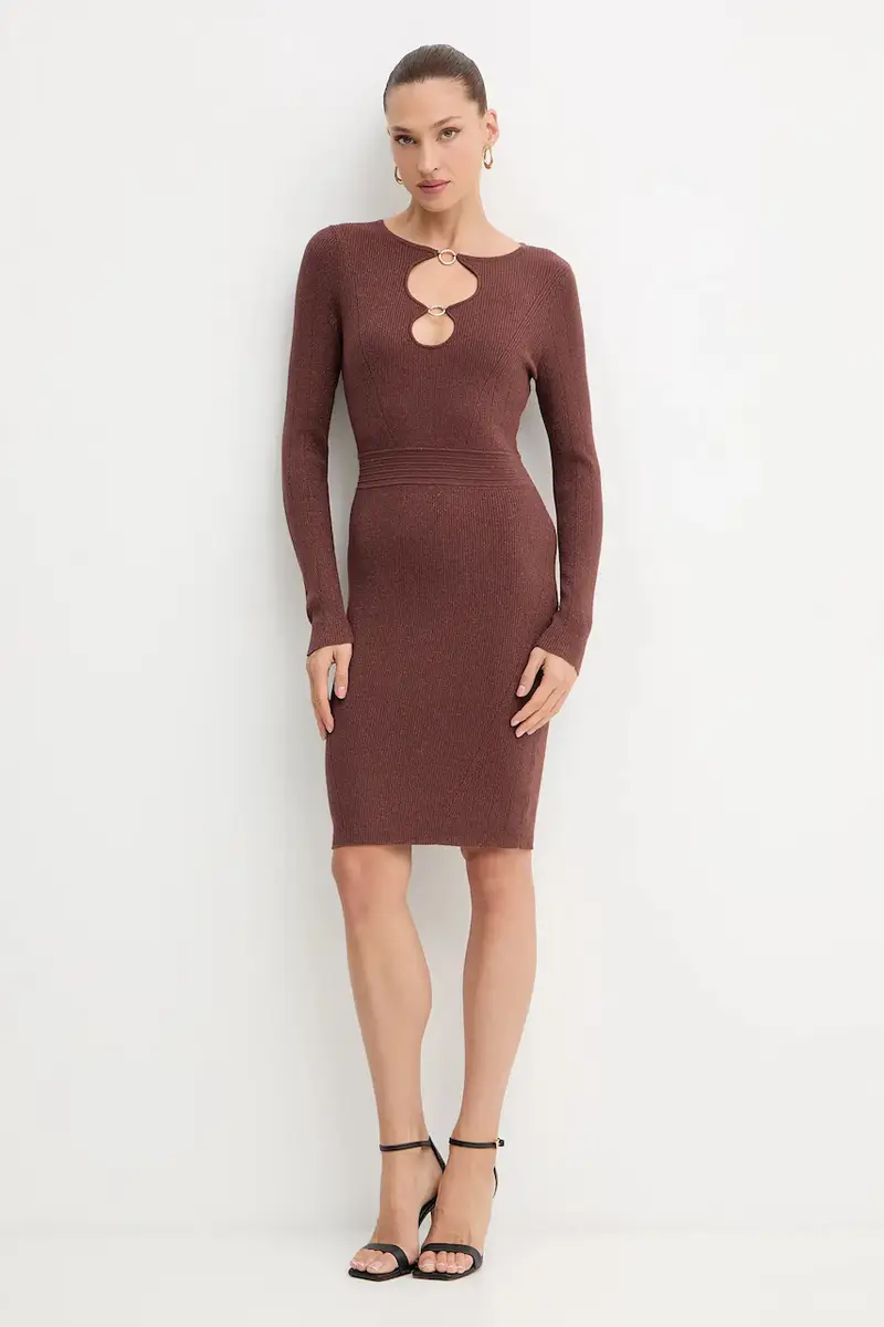 vestito colore marrone FS25WD5010K501Q7 miniatura 2