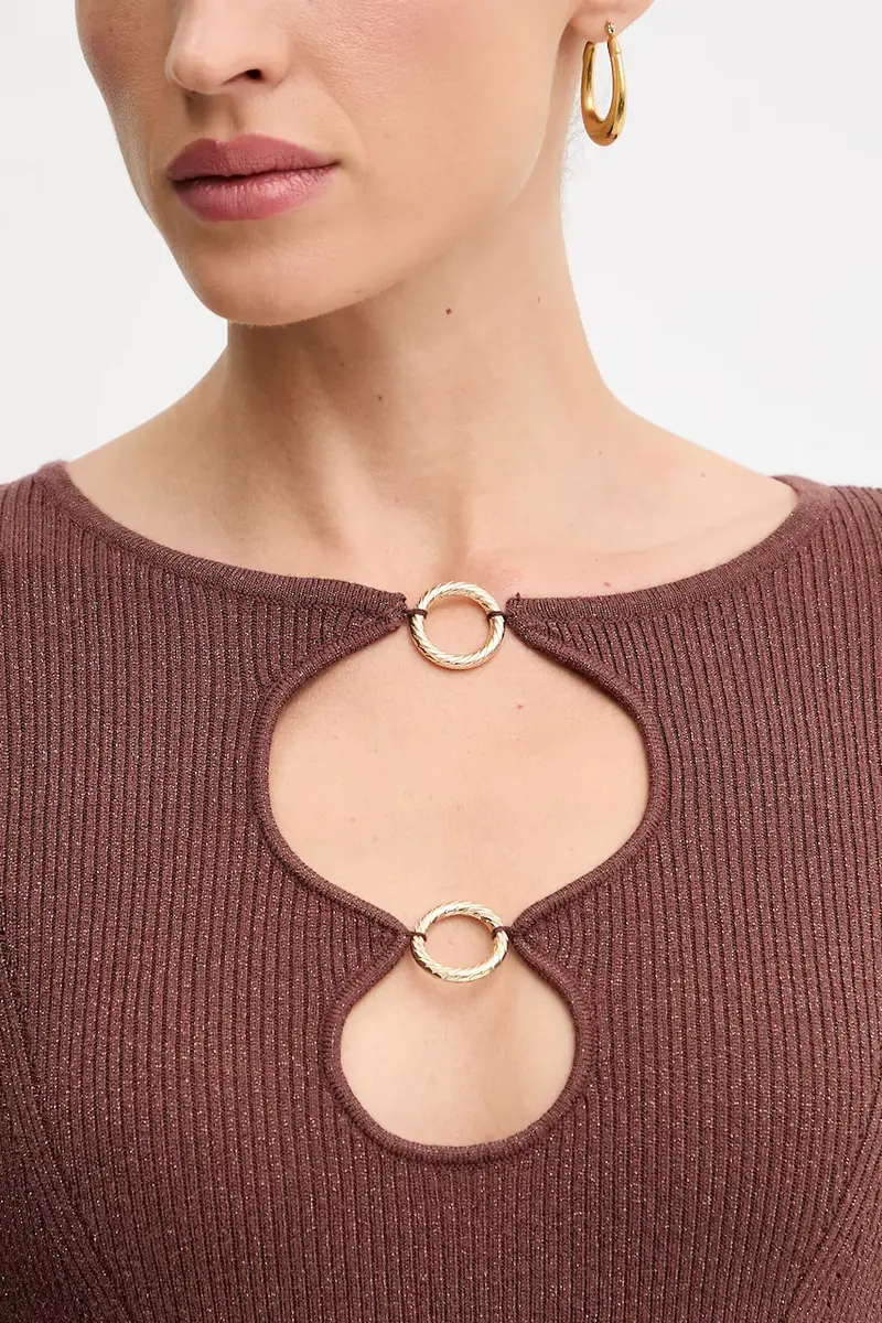 vestito colore marrone FS25WD5010K501Q7 miniatura 5