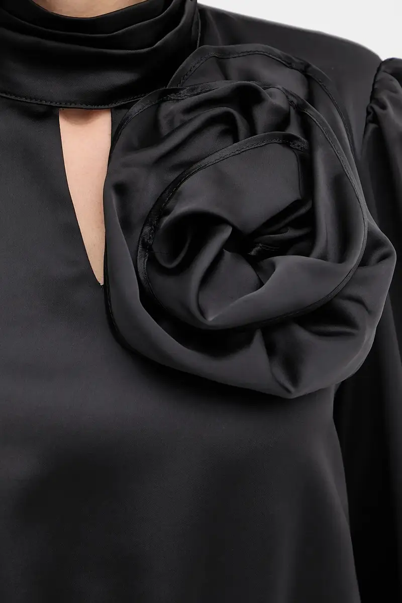 vestito colore nero FR25WD1018W41101 miniatura 5