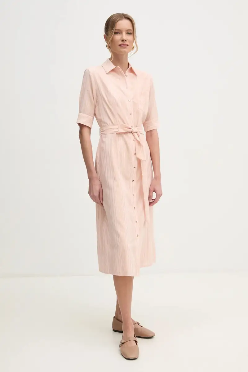 vestito colore rosa FS25SD2003W78601 miniatura 4