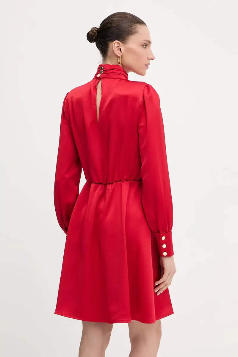 vestito colore rosso FR25WD1018W41101 miniatura 3