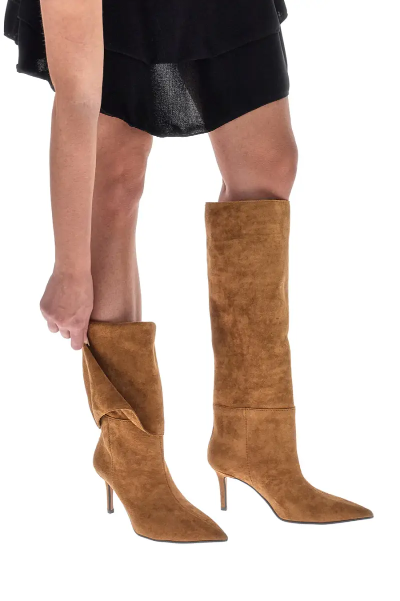 Stivali cuoio 3 in 1 con tacco a spillo Francesca Gritti 370 [CUOIO]