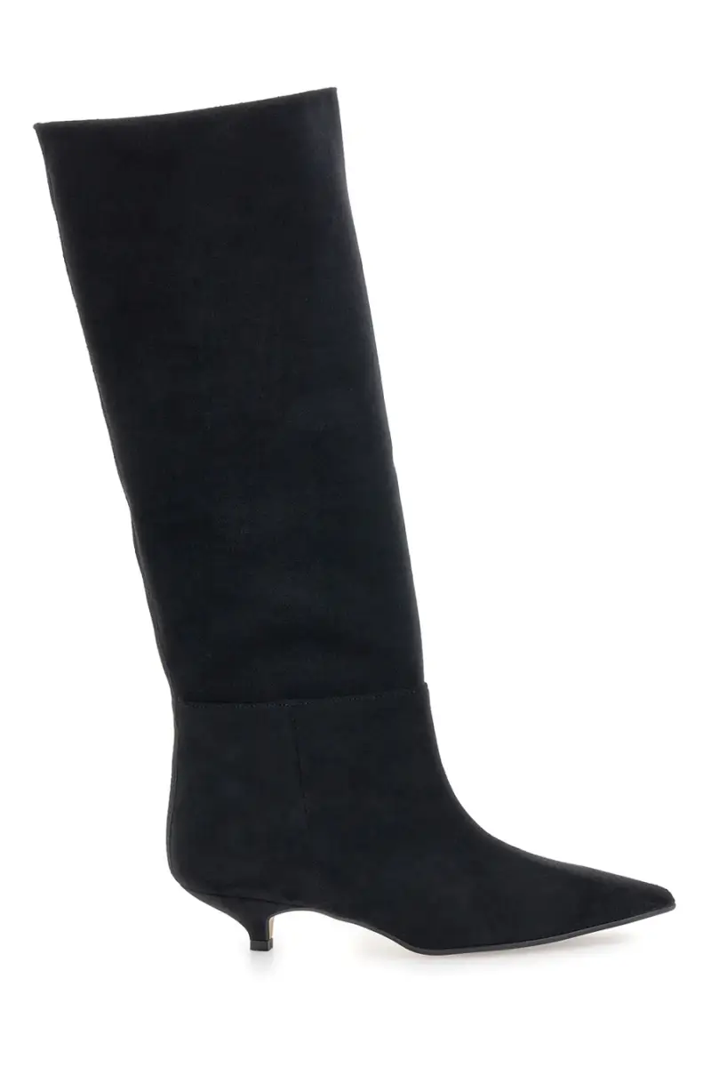 Stivali neri 3 in 1 con tacco basso a rocchetto Francesca Gritti 330 [NERO] miniatura 3