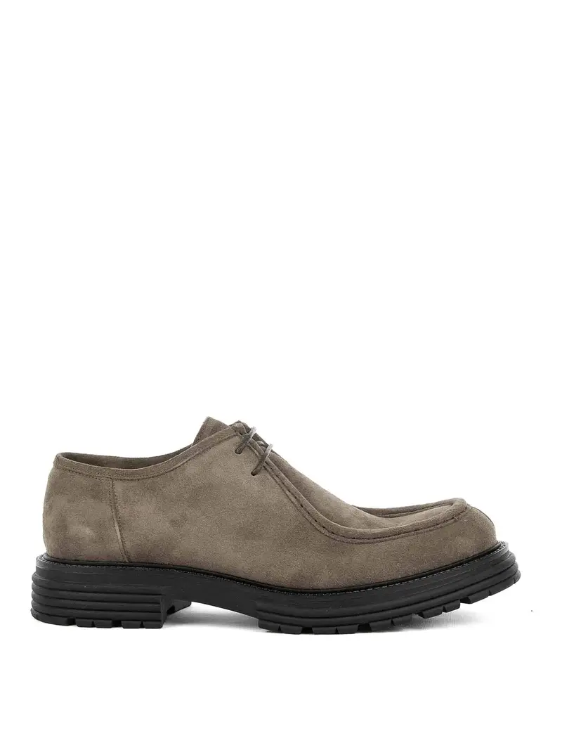 Mocassino in camoscio Fango Marrone