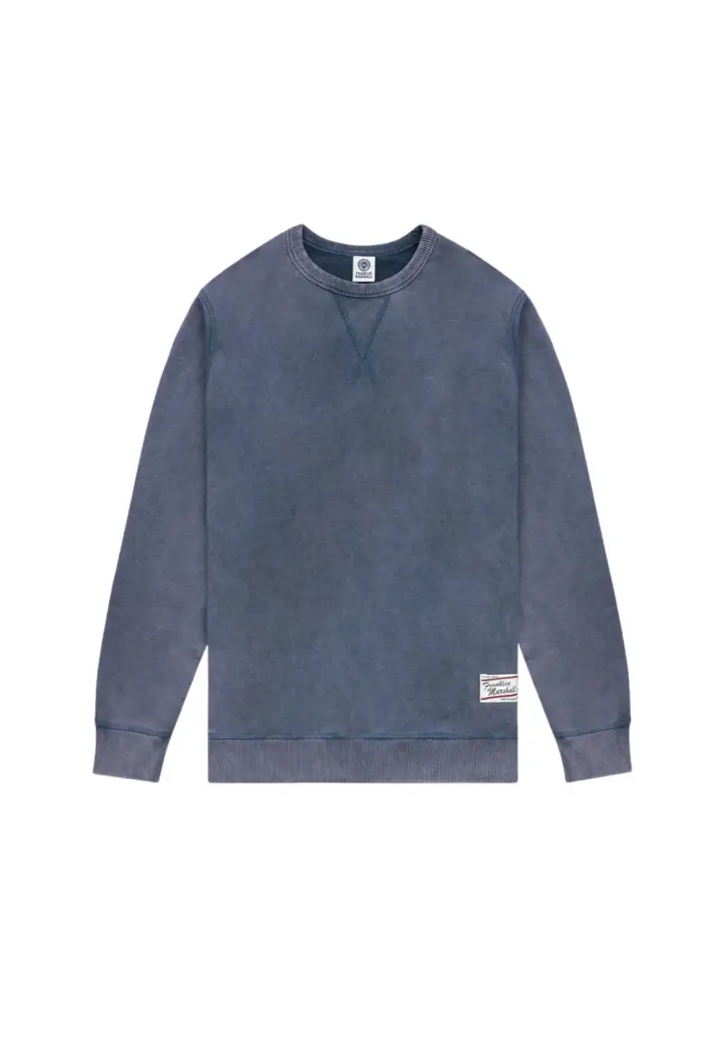 Felpa marble wash - S / Blu