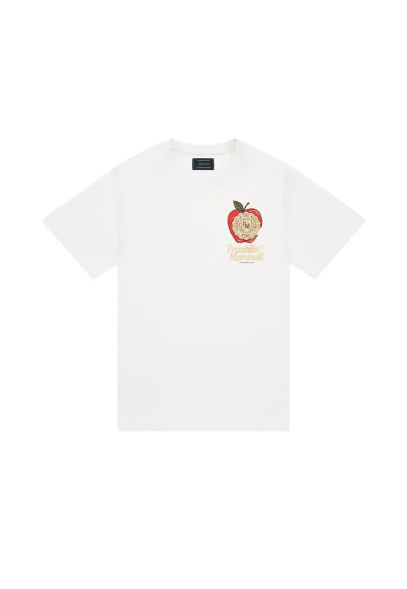 T-shirt in organic cotton con stampa alumni 011 - M / Bianco