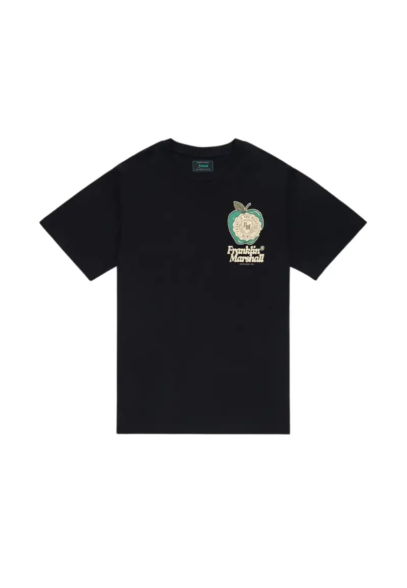 T-shirt in organic cotton con stampa alumni 980 - S / Nero