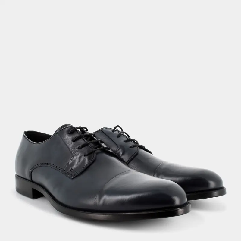 Stringate Fratelli Pietrini da Uomo, blu miniatura 2