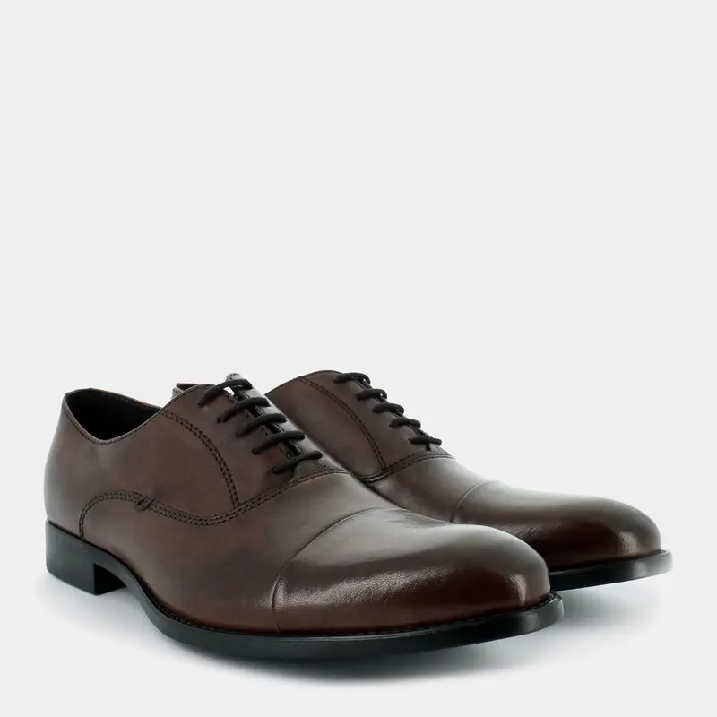 Stringate Fratelli Pietrini da Uomo, marrone miniatura 2