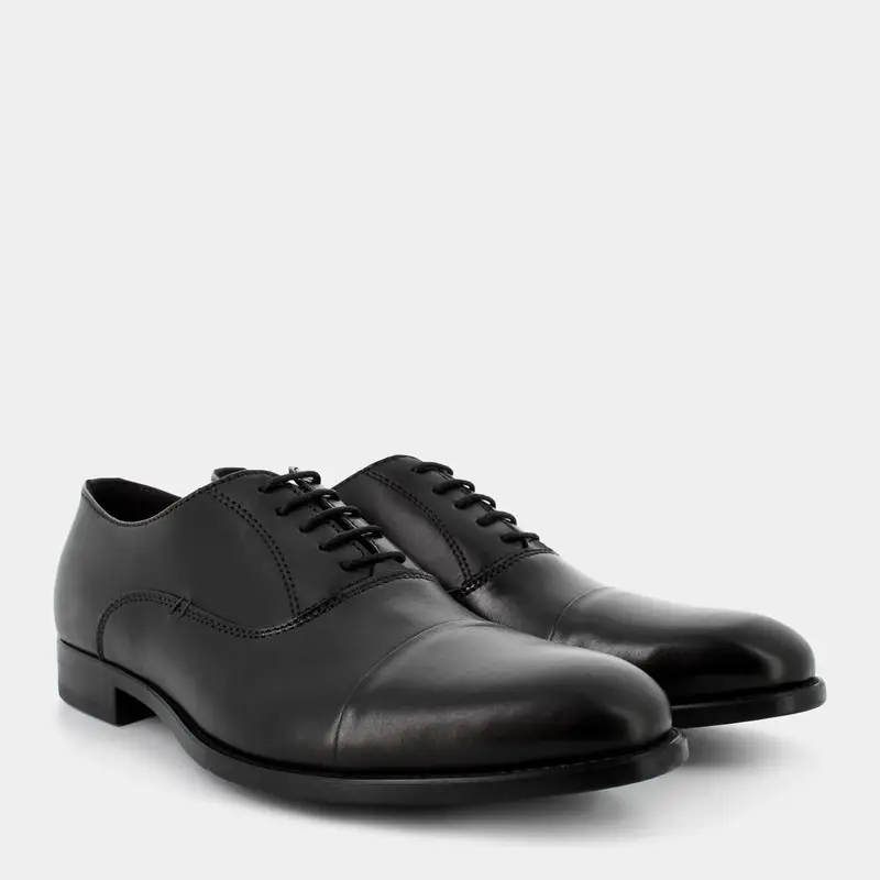 Stringate Fratelli Pietrini da Uomo, nero miniatura 2