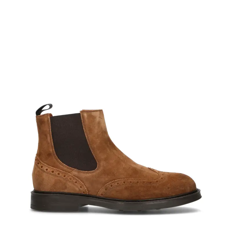 Beatles uomo cognac in suede Vario