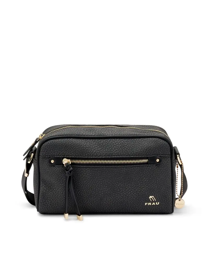 borsa in materiale tecnico nero b854 MARRONE