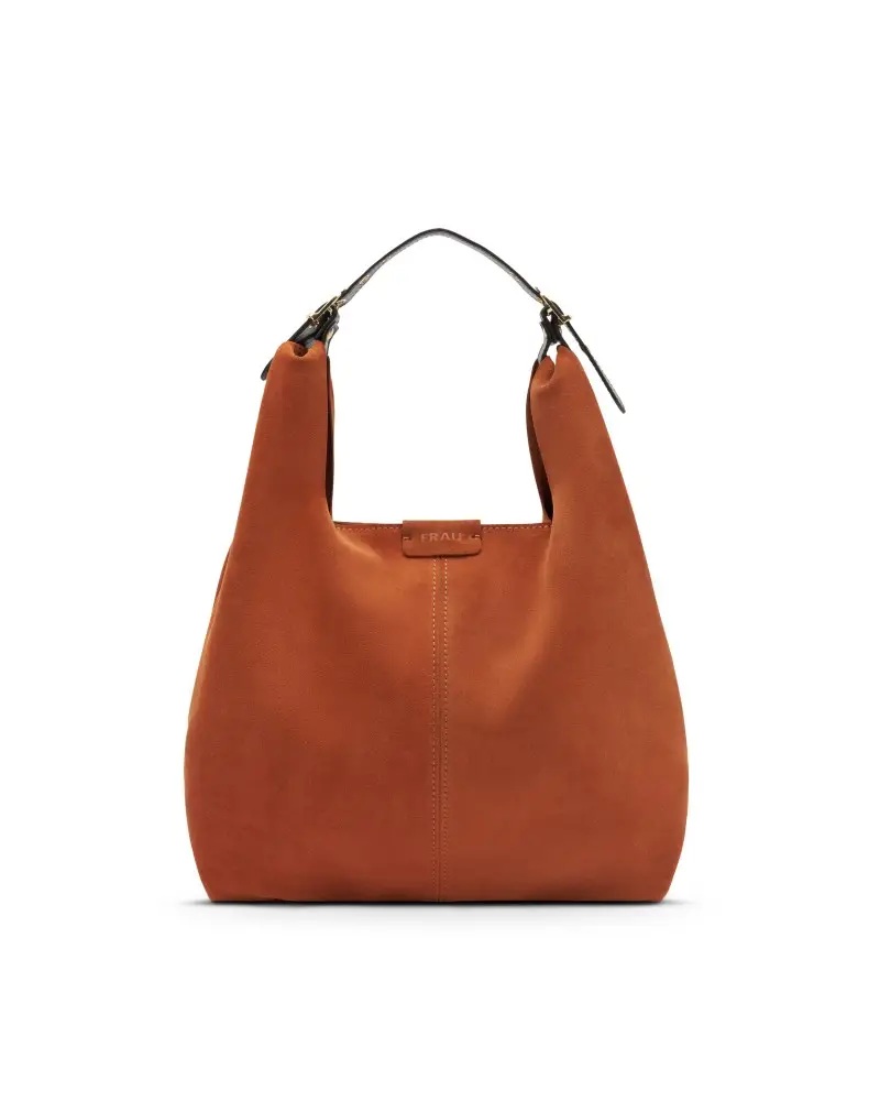 shopper in morbido suede col. ruggine b831 CUOIO