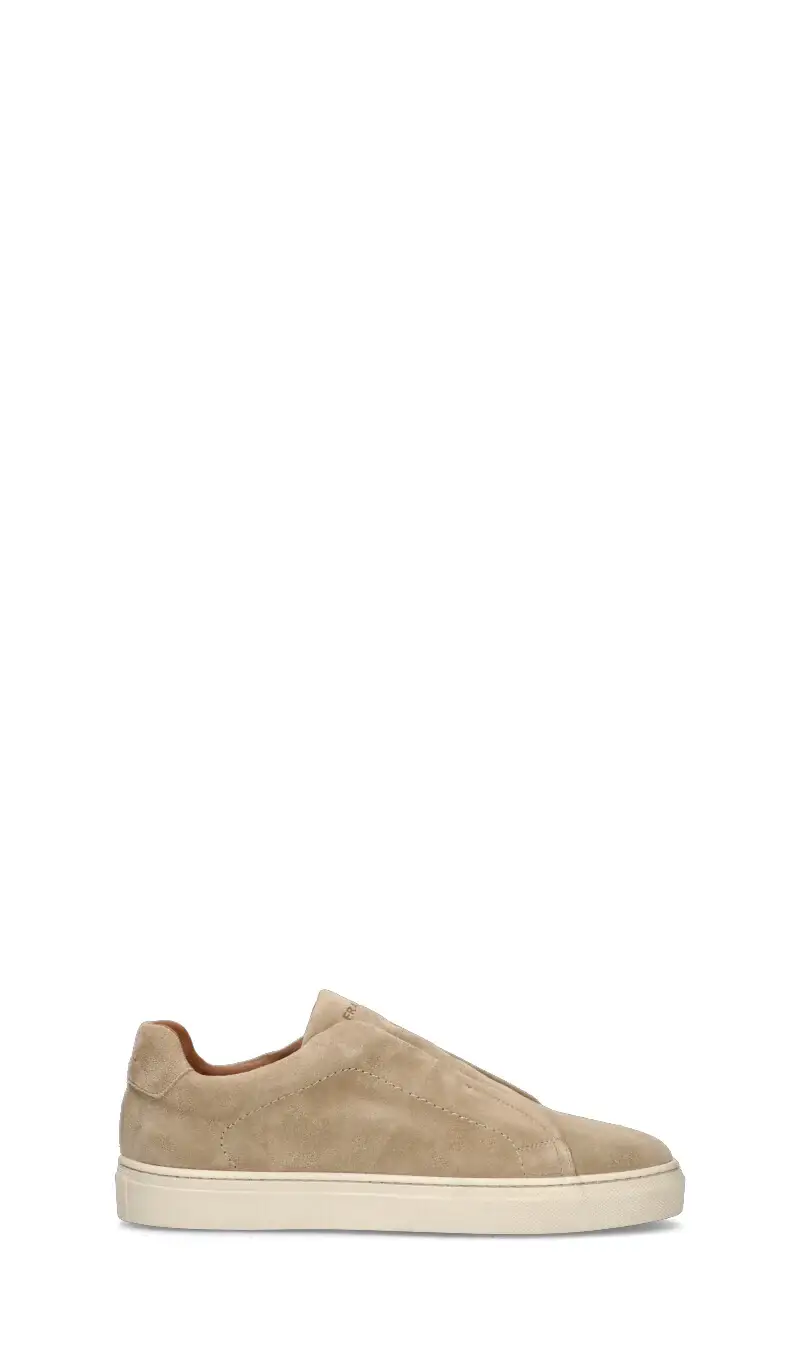 Sneaker uomo avena in suede Vario